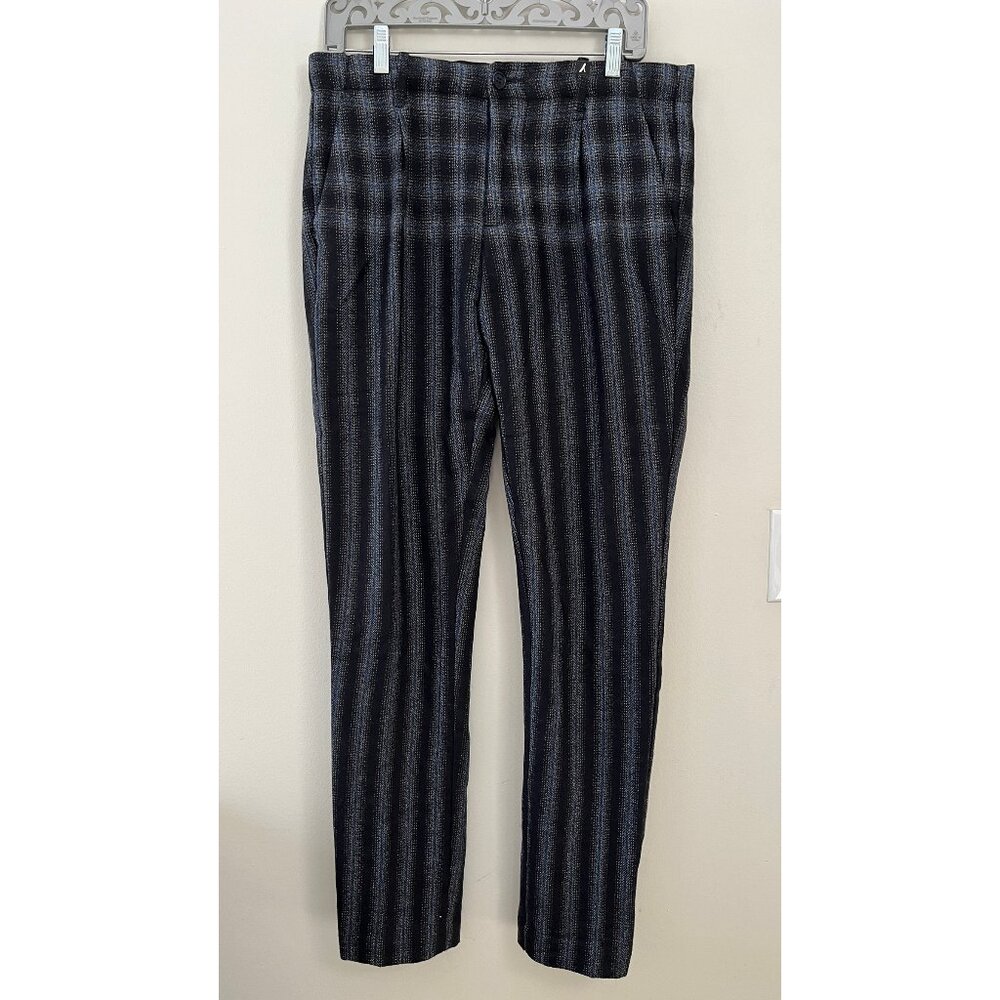 MYTHS PLAID WOOL DRESS PANTS 31